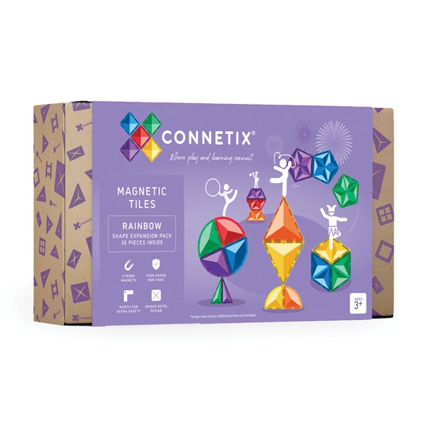 Connetix Tiles Rainbow Shape Expansion Pack 36 pcs