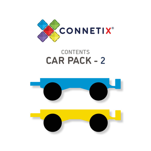 Connetix Tiles Rainbow Car Pack 2 pcs