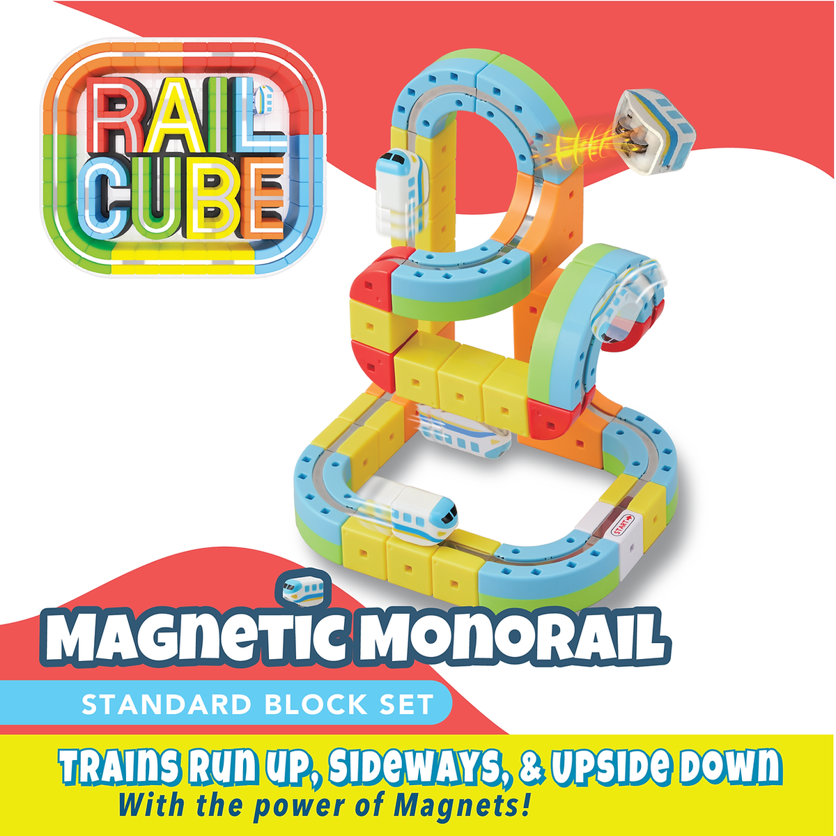 Rail Cube Magnetic Monorail Starter set