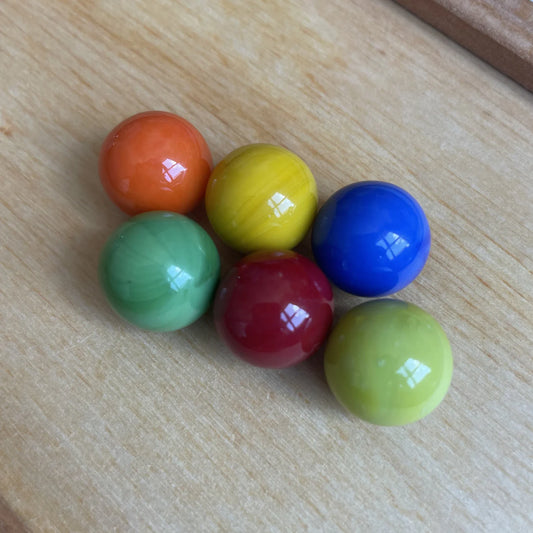 GrunSpecht Multi-colored Marbles 6p (6-14mm)