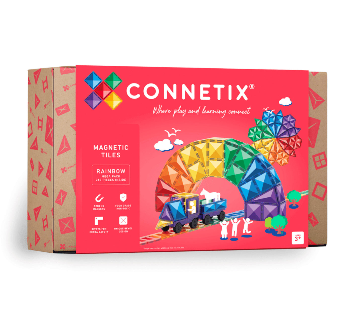 Connetix tiles Rainbow Mega Pack 212 pcs