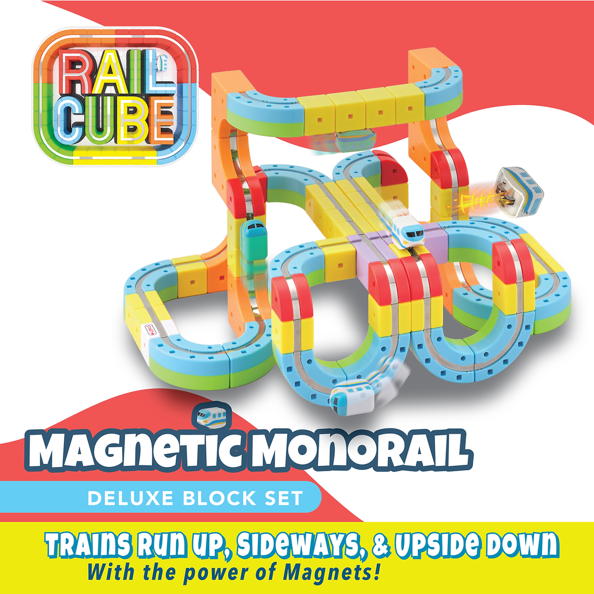 Rail Cube Magnetic Monorail Deluxe Set