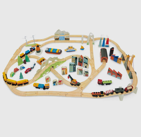 Mountain View Train Set (58pcs tracks)
