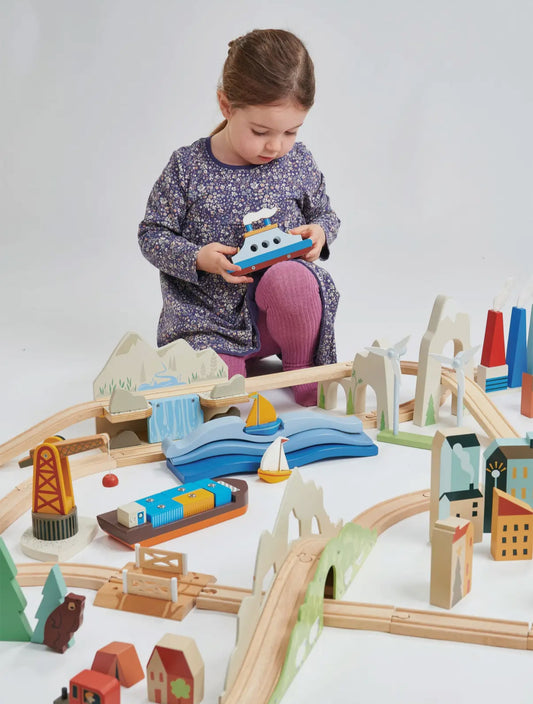 Mountain View Train Set (58pcs tracks)