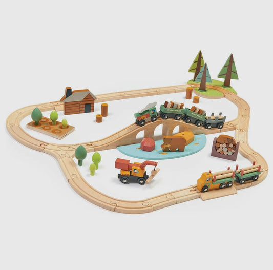 Wild Pines Train Set (30 pcs tracks)