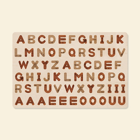 Forest Magnetic Alphabet (EN)