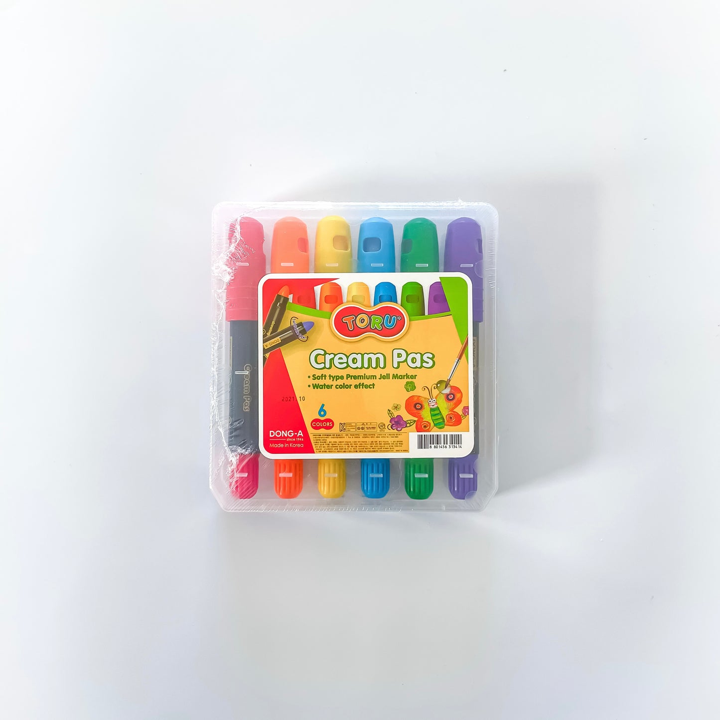 Smooth watercolor gel crayons (Cream pas)