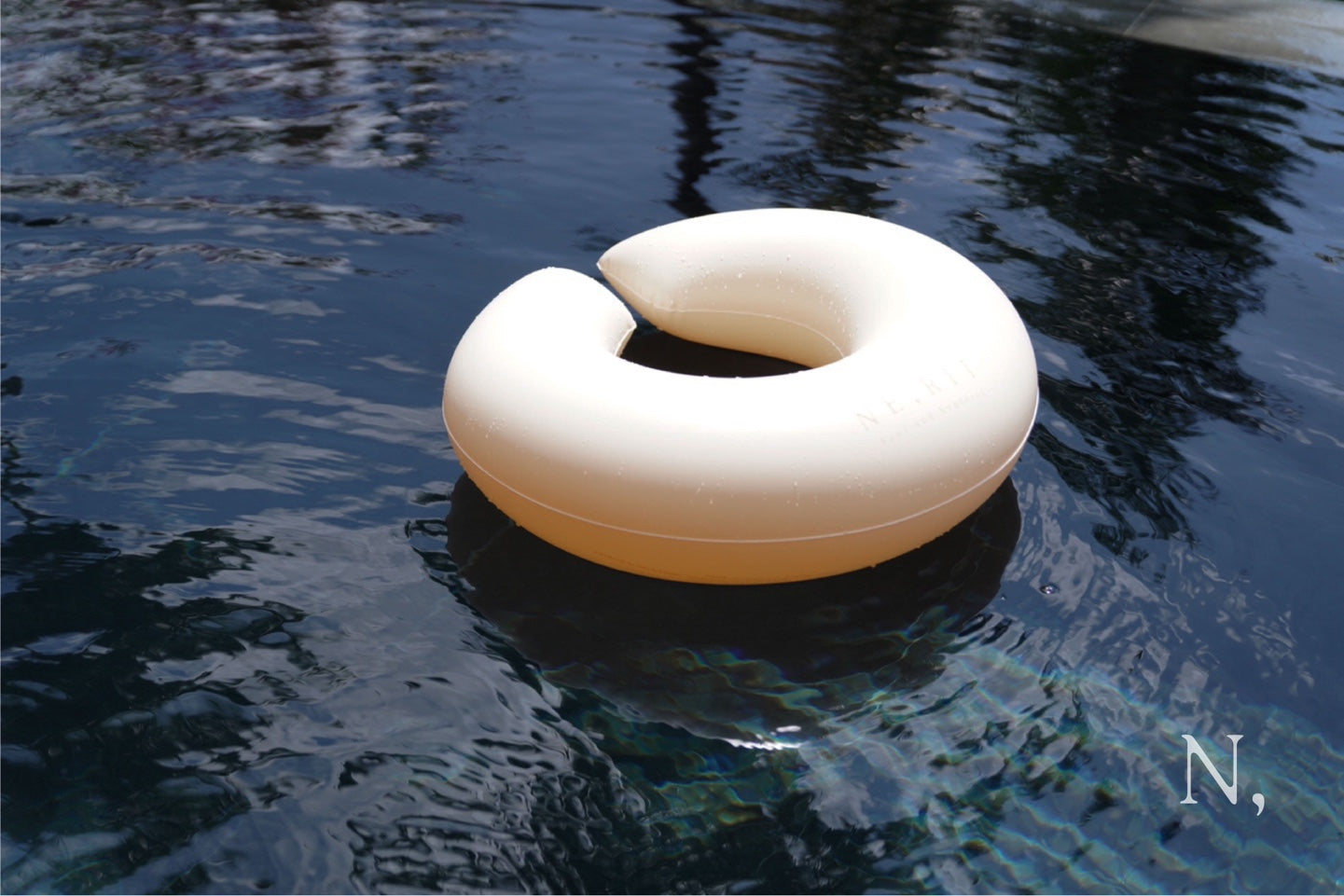 Inflatable Free-sized Swim Ring, Simple