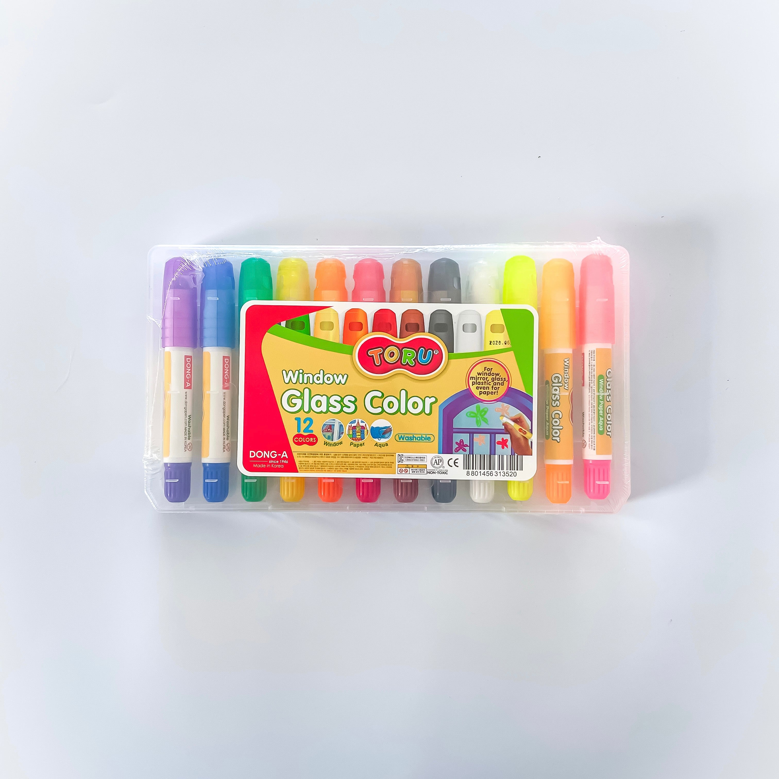 Washable window gel crayons (Glass colors) – KIDSELF