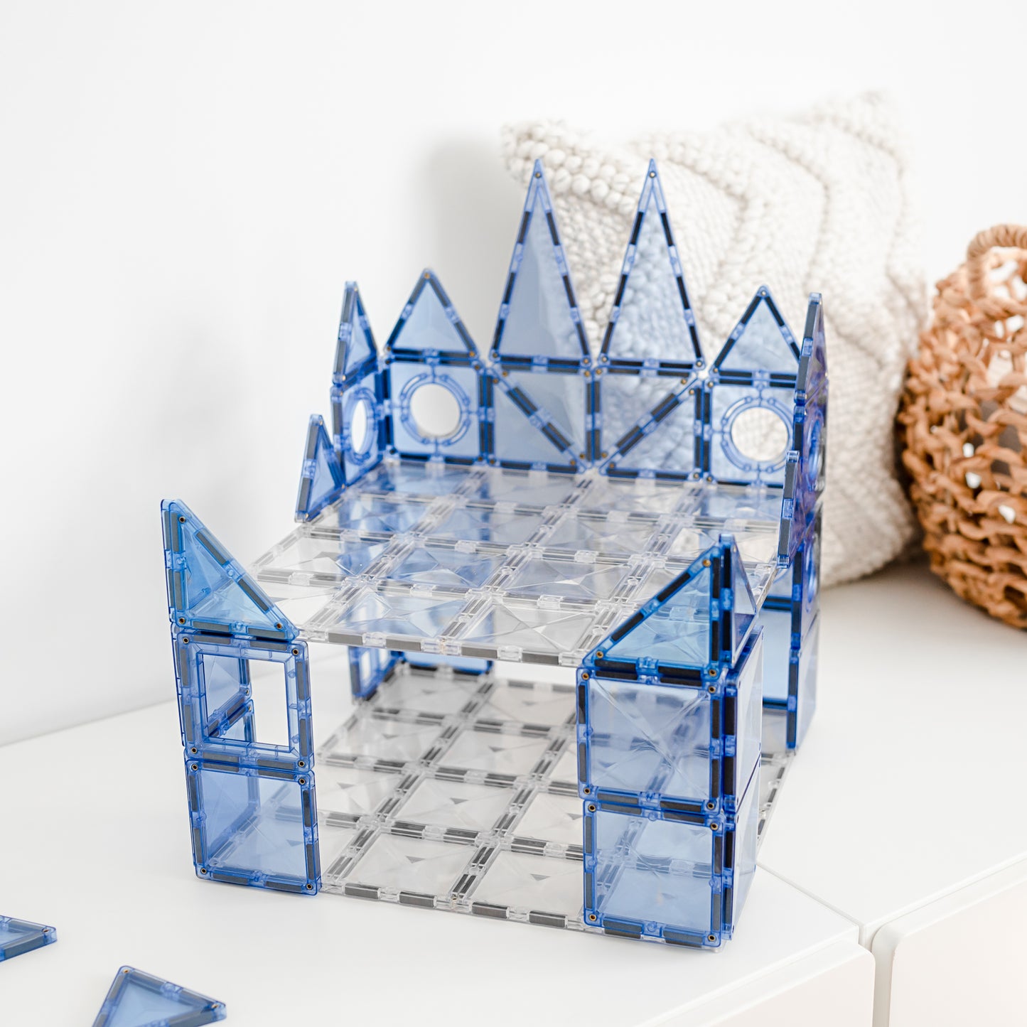 Connetix Tiles 2pcs Clear Base Plates